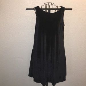 black velvet dress